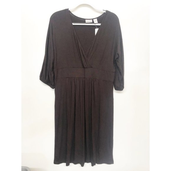 Chico's Dresses & Skirts - Chico's Women's Brown Pullover Casual Dress XL
